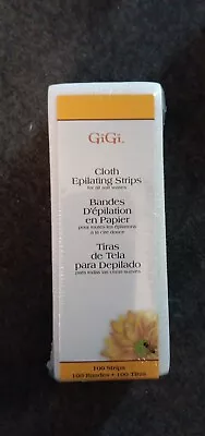 GiGi Bleached Muslin Strips Small  1.75 Inch X 4.5 Inch 100 Strips (N14) • $15.99