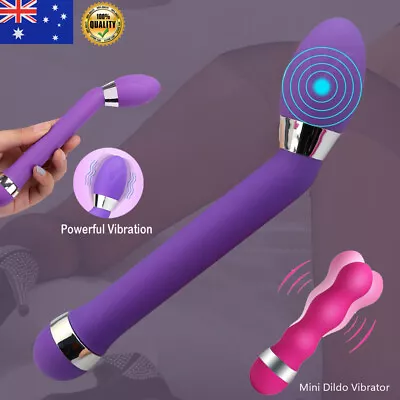 Women G-Spot Clit Vibrator Dildo Clitoris Massager Anal Multispeed Adult Sex Toy • $19.95