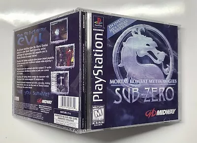 Replacement Case Only - Mortal Kombat Mythologies Sub Zero - PlayStation 1 PS1 • $12.99