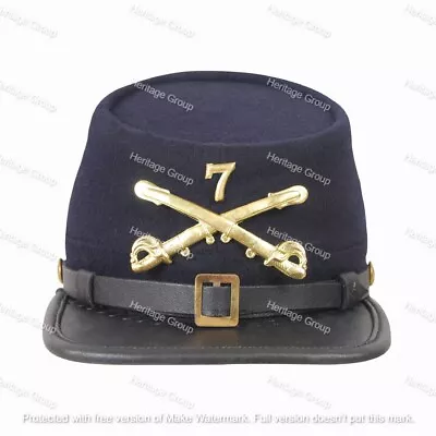 US Civil War Union 7th Cavalry Kepi All Sizes Available ! • $39.99