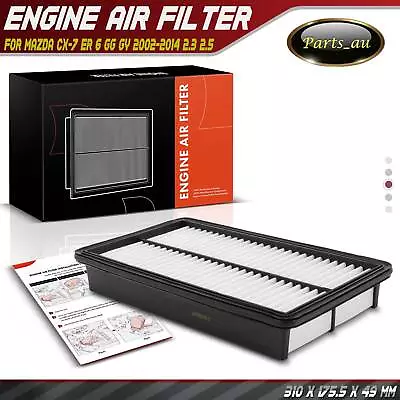 1x Engine Air Filter For Mazda CX-7 ER 6 GG GY 2002-2014 2.3L 2.5L L3-VDT L5-VE • $23.99