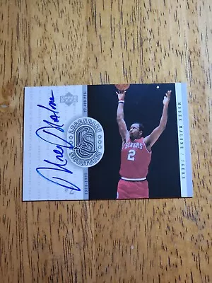 2000 Upper Deck Legendary Signatures Moses Malone Auto On Card Autograph 76ers • $299.99