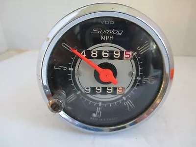 VDO Sumlog Gauge 30mph Boat Speedometer Indicator Display Vintage           B34 • $47.20