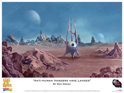 Lost In Space - Anti-Human Invaders Have Landed - Jupiter 2 Print Ron Gross #1  • $19.95