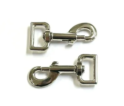 2 X 25mm Heavy Duty Trigger Hooks/Clips Dog Leads Webbing Bags Straps Horse Rugs • £5.50