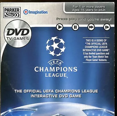 UEFA Champions League - Demo  / Promo DVD • £1.20