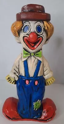 Vintage 1966 Hand Painted Double Sided Clown Bank JAPAN Orient Services Ltd. • $84.92