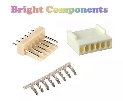 5x 6-Way 2.54mm / 0.1  PCB Connector Kit (Molex KK Style) - 1st CLASS POST • £2.34