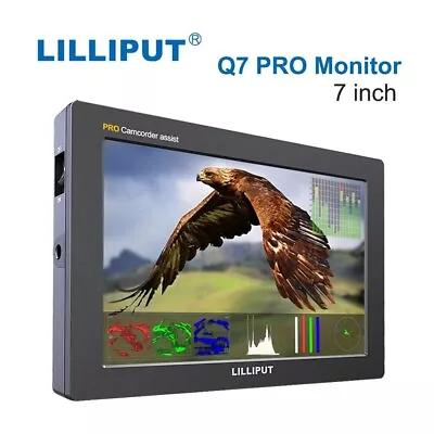 LILLIPUT Q7 Pro 4K HD Video Monitor 7inch On Camera DSLR Field Monitor SDI HDMI • £479