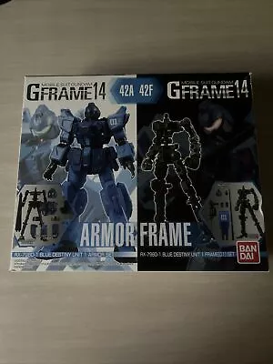 BanDai Mobile Suit Gundam G Frame GFrame 14 42A Armor + 42F Frame Blue Destiny • $15