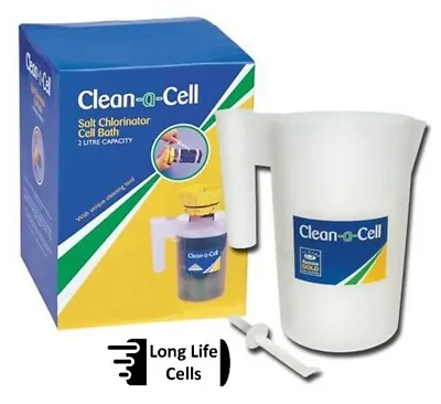Salt Cell Cleaning Kit Clean A Cell Cleaning Jug Chlorinator Cleaner • $30