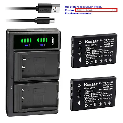 Kastar Battery LTD2 Charger For Universal Remote Control URC MX 980 As NP-60 • $25.49