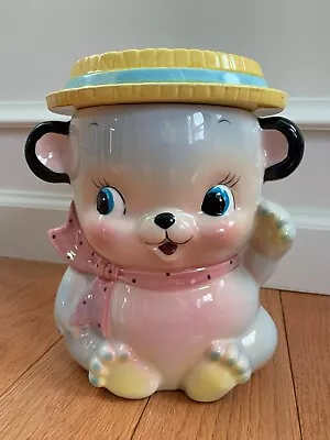 RUBENS  Original Anthropomorphic Teddy Bear Cookie Jar #575 JAPAN Vintage 1950s • $149.97