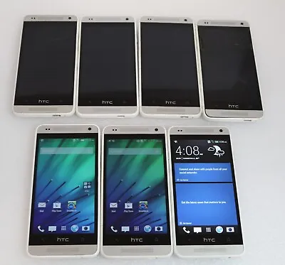 LOT OF 7 HTC One Mini 16GB 4G LTE AT&T 4.3  Smartphone • $48