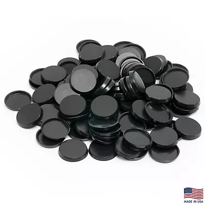 Pack Of 100 32 Mm Plastic Round Bases Miniature Wargames Table Top Gaming • $9.70