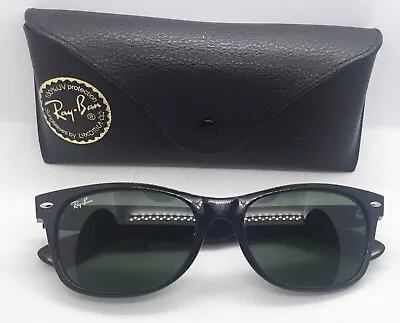 Ray Ban RB2132 52mm  NEW WAYFARER Black RUBBERIZED FRAMES ONLY Sunglasses • $65