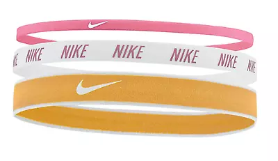 NIKE Sports Mixed Size Hair Bands Bandeaux 3 In Pack • $21.05