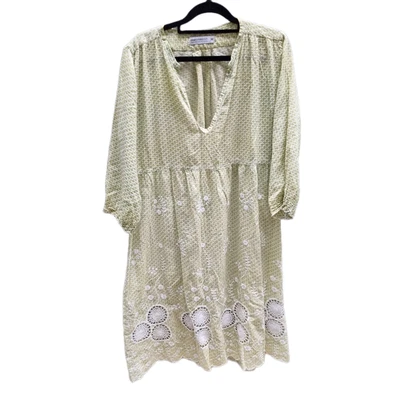 $42 • Buy One Season Dress Size M Cotton Summer Green Bohemian Excellent Used Condition 