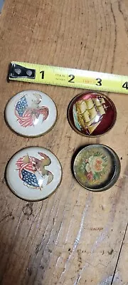 Antique Civil War Era Patriotic Flag Ship &Flower Eagle Horse Bridal Rosette Lot • $49.99