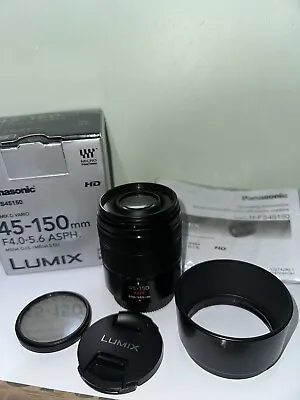 Panasonic LUMIX G VARIO 45-150mm F4.0-5.6 ASPH. MEGA O.I.S./MEGA S.O.I. Lens • £130