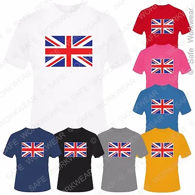 Union Jack T-Shirt D2 - England UK Flag T-Shirt  Man's T-Shirt • £7.99