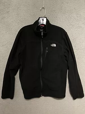The North Face Men's Fleece Jacket Full Zip Black Size Large Adult Polyester • $27.99