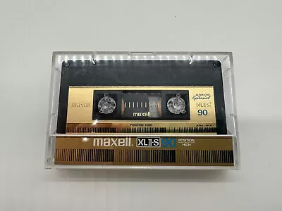 X MAXELL XLII-S 90 VINTAGE Unused Cassette Tape Type II High Position Open Box • $15