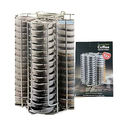 52 T Disc Pod Holder Capsule Refil Tower Rack For BOSCH TASSIMO Coffee Machine • £12.50