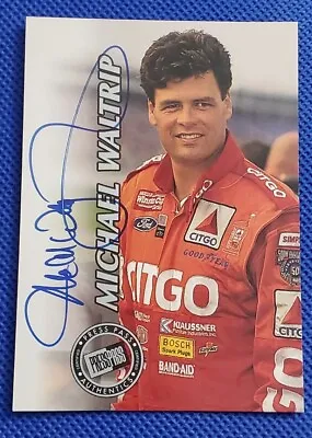 Michael Waltrip 1999 PRESS PASS AUTHENTICS AUTOGRAPH NASCAR /250 • $6.99
