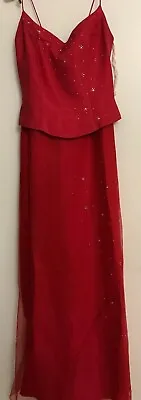 Red Dave & Johnny Embellished Formal Dress Size S • £17