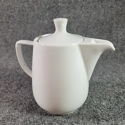 Vintage Melitta Germany White Porcelain Pottery No Drip Spout Teapot Coffee 1 • $38.49