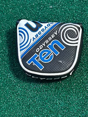 ODYSSEY TEN MALLET PUTTER HEADCOVER - Black Magnetic Cover GREAT • $11.95