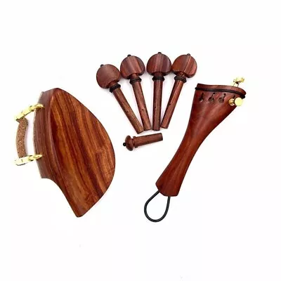 1 Set 4/4 Baroque Violin Rosewood Wood Accessories Parts Fittings • $12.21