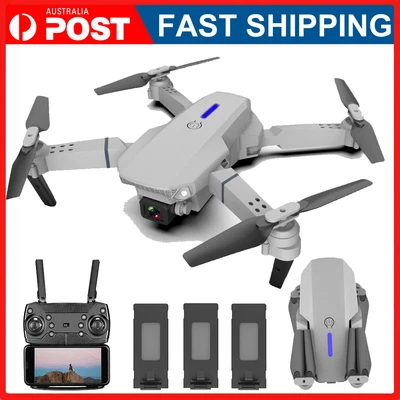 $42.89 • Buy Foldable Wireless WiFi Drone Pro 4K HD Camera FPV Selfie RC Quadcopters Remote