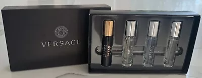 Versace Eros Eau Fraiche Pour Homme Dylan Travel Spray 5 Ml Ea 4 Piece Gift Set • $35.95