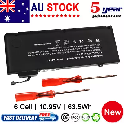 6 Cell A1322 Battery For Apple MacBook Pro 13  A1278 (2009-2012) A1322 AU Stock • $39.99