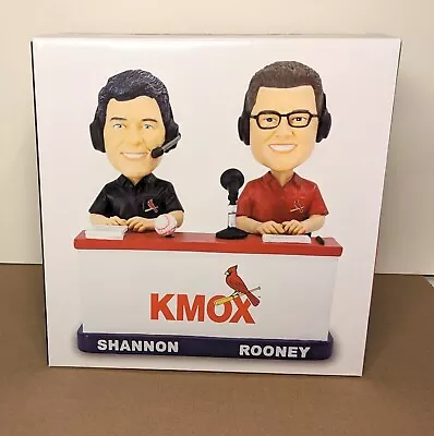 St. Louis Cardinals Voice Chip Bobblehead: Mike Shannon + John Rooney NIB • $49.99