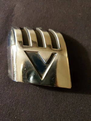 $45 • Buy 1940 Ford Truck  Hood Emblem Chrome Badge  V  NEW NOS 01A16604B-RH RAT ROD 