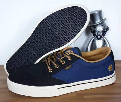 Etnies Skateboard Footwear Skate Shoes Shoes Jameson 2 Eco Black Blue 9/42 • $60.75