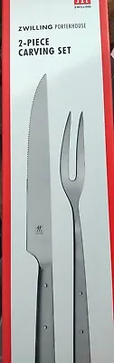 Zwilling Porterhouse 2-Piece Carving Set (Stainless Steel)  • $72.99