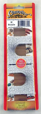 N Scale Single Random Stone Tunnel Portal (2Pcs) - Chooch Enterprises #9760 • $10.25