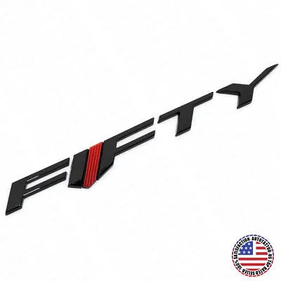 For Camaro FIfty Side Fender Marker Nameplate Logo Sport Emblem Decorate Black • $24.99