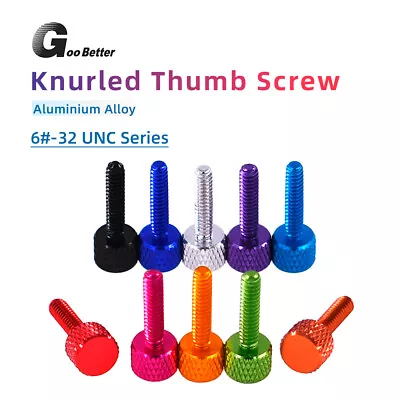 6#-32 Color Thumb Screws Computer PC Case Motherboard Mounting Hard Drive Screw • $9.40