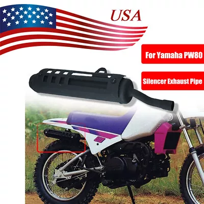 Motorcycle Exhaust Muffler Silencer Pipe For Yamaha PW80 PY80 US SHIPPING • $26.99