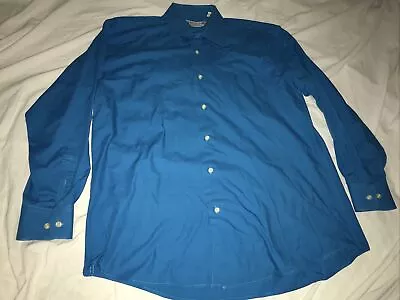 John Lennon English Laundry Size Medium Blue Button Up Shirt • $14.88