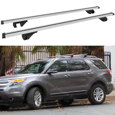 For Ford Explorer 11-21 55  Roof Rack Cross Bar Aluminium Luggage Cargo Carrier • $139.19