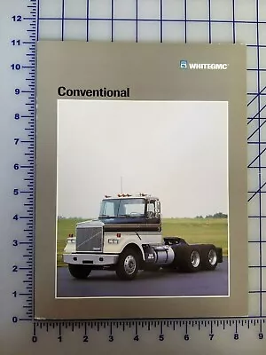 1992 Whitegmc Volvo GM Conventional Truck Brochure Sheet • $12.60