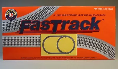 LIONEL FASTRACK TRACK PACK INNER PASSING LOOP O GAUGE Switch Train 6-12028 NEW • $98.84