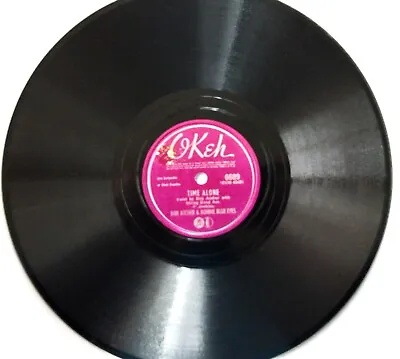 BOB ATCHER & BONNIE BLUE EYES - PINS AND NEEDLES B/w TIME ALONE - 78 RPM 1942 • $3.75