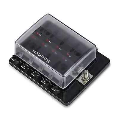 12 - 30V DC 10 Way 100A ATC/ATO Blade Fuse Box Block For Automotive Auto Marine • $12.99